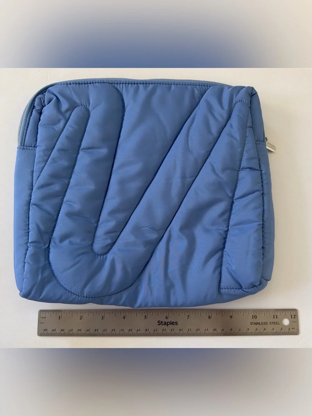 Cloth & Paper Puffy Zipper Pouch/Sleeve - Home Office Planner Accessory
